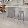 Flash Furniture 29.75'' High Transparent Barstool (FH-118-APC2-GG)~#|#~sp137395927_sc7