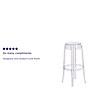 Flash Furniture 29.75'' High Transparent Barstool (FH-118-APC2-GG)~#|#~sp137395929_sc7