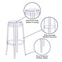 Flash Furniture 29.75'' High Transparent Barstool (FH-118-APC2-GG)~#|#~sp137395930_sc7