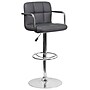Flash Furniture Contemporary Vinyl Adjustable Height Barstool with Back, Gray (CH102029GY)~#|#~sp137396472_sc7