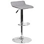 Flash Furniture Contemporary Vinyl Adjustable Height Barstool with Back, Gray (DS801BGY)~#|#~sp137396500_sc7