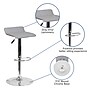 Flash Furniture Contemporary Vinyl Adjustable Height Barstool with Back, Gray (DS801BGY)~#|#~sp137396550_sc7