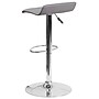 Flash Furniture Contemporary Vinyl Adjustable Height Barstool with Back, Gray (DS801BGY)~#|#~sp137396552_sc7