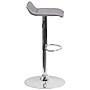 Flash Furniture Contemporary Vinyl Adjustable Height Barstool with Back, Gray (DS801BGY)~#|#~sp137396554_sc7