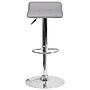 Flash Furniture Contemporary Vinyl Adjustable Height Barstool with Back, Gray (DS801BGY)~#|#~sp137396555_sc7