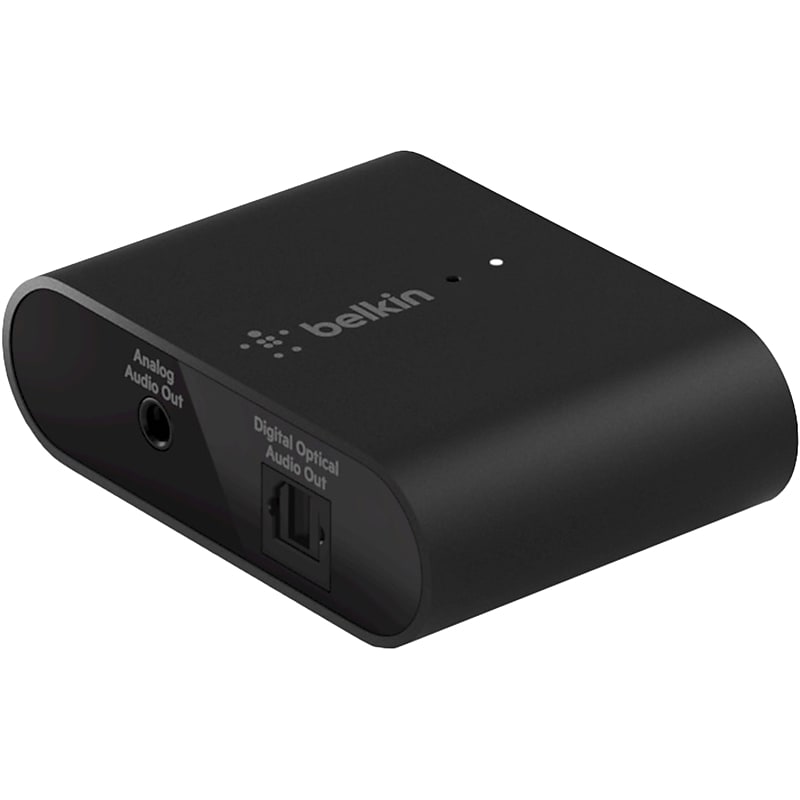 Belkin AirPlay 2 Audio Adapter for iPhone/iPad/Mac/Apple TV/HomePod, Black (AUZ002TTBK) image 1