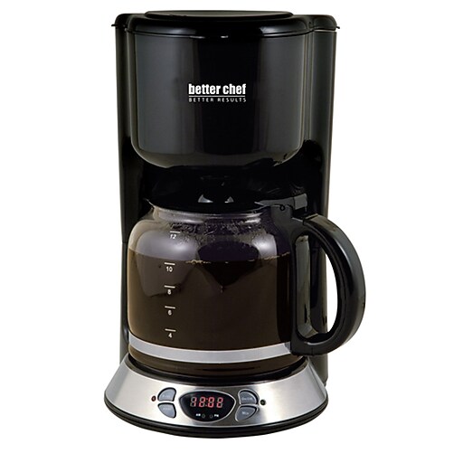 Better Chef IM126B 12 Cup Digital Coffee Maker at Staples