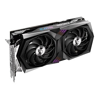MSI RTX 3060 GAMING X 12G NVIDIA GeForce PCI Express 4.0 x16 12GB GDDR6 SDRAM Gaming Graphics Card, Gray/Black (G3060GX12)