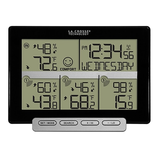 La Crosse Technology 3 Channel Wireless Weather Station with 3 included