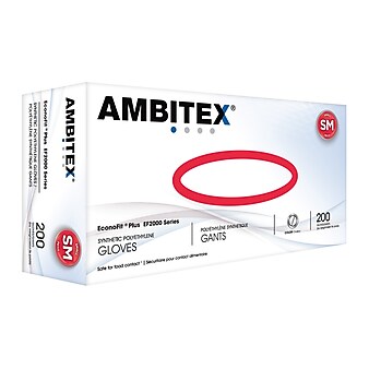 Ambitex EconoFit Plus Polyethylene Gloves