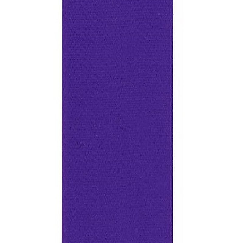 JAM Paper Single Face Satin Craft Ribbon, Regal Purple (493052) image 1