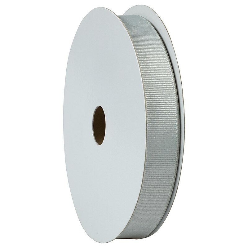 JAM Paper Grosgrain Ribbon, Silver (7896500) image 1