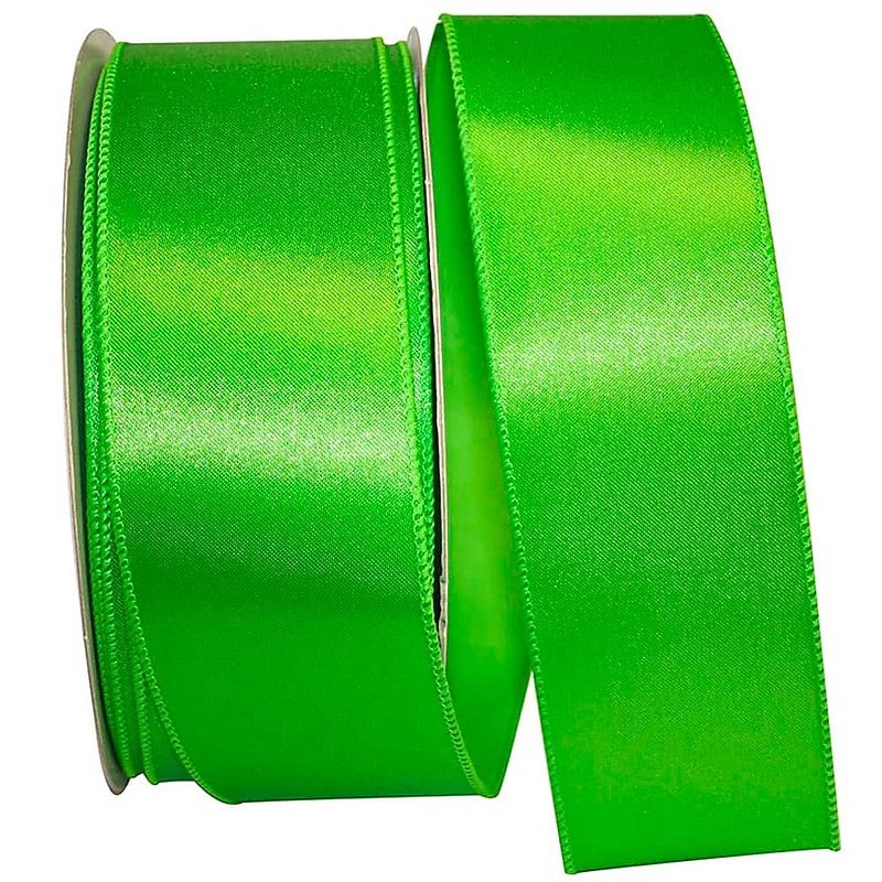 JAM Paper Single Face Satin Ribbon, Citrus Orange (J92575W18540KA) image 1