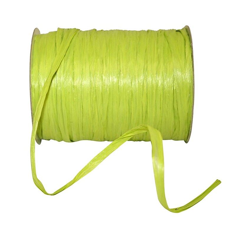 JAM Paper Wraphia Ribbon, Citrus Orange (52640339761) image 1