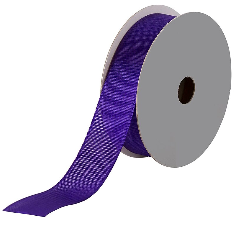 JAM Paper Woven Edged Ribbon, Purple (2190315243) image 1