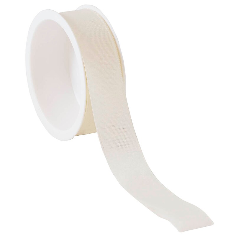 JAM Paper Woven Edged Ribbon, Ivory (2190315241) image 1