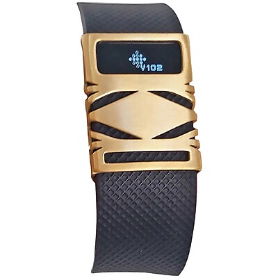 Funktional Wearables Geo Cover for Fitbit Charge/Charge HR, Brushed Gold (GEOCOVER-BRGLD)