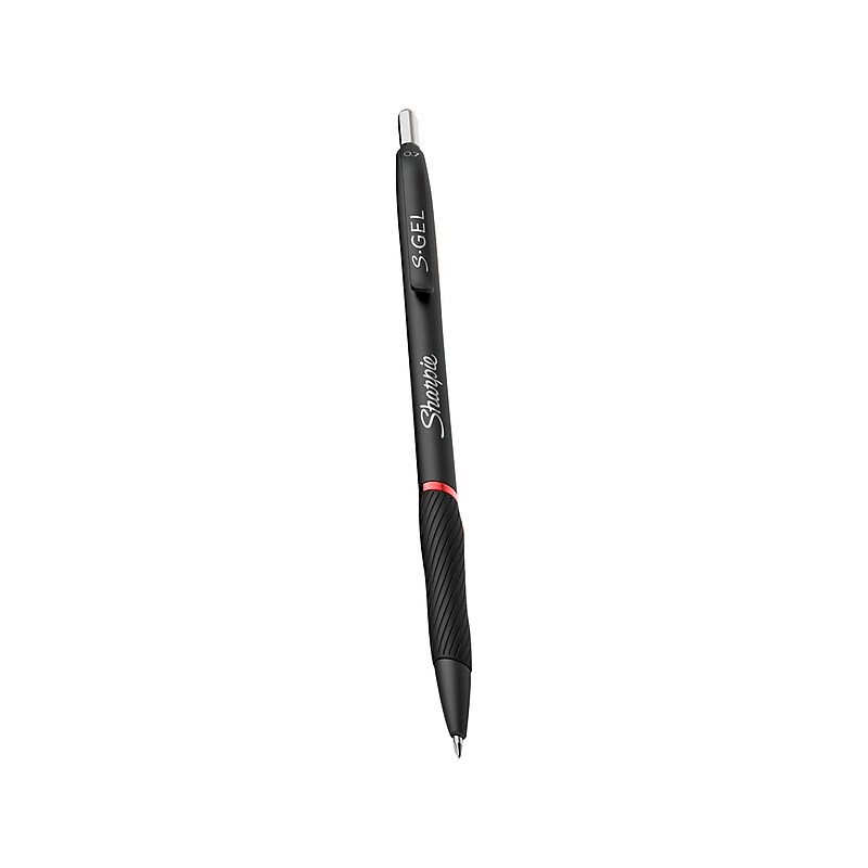 Sharpie S-Gel Retractable Gel Pen, Medium Point, 0.7mm, Red Ink (2096143) image 1