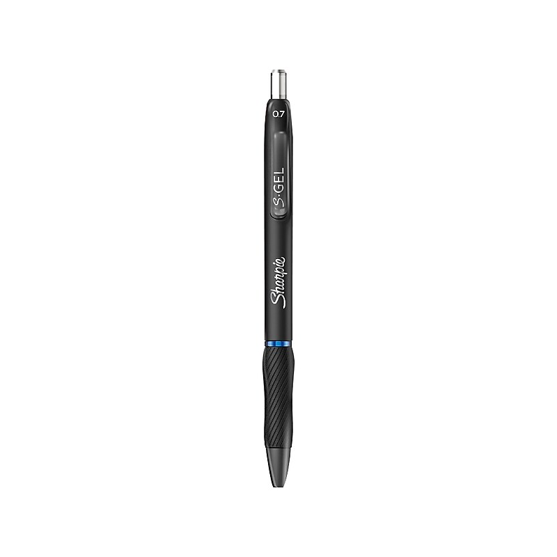 Sharpie S-Gel Retractable Gel Pen, Medium Point, 0.7mm, Blue Ink (2096184) image 1