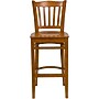 Flash Furniture HERCULES Series Traditional Wood Vertical Slat Back Restaurant Barstool, Cherry Wood (XUW08BARCHY)~#|#~sp137776901_sc7