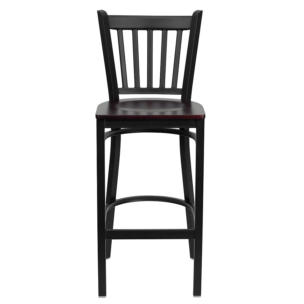 Front view of bar stool