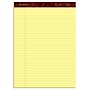 Ampad Gold Fibre Notepads, 8.5" x 11.75", Wide Ruled, Canary, 50 Sheets/Pad, 4 Pads/Pack (TOP20-032R)~#|#~sp137855624_sc7
