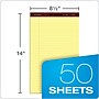 Ampad Gold Fibre Notepads, 8.5" x 14", Wide Rule, Canary, 50 Sheets/Pad, 12 Pads/Pack (TOP 20-030R)~#|#~sp137855697_sc7