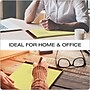 Ampad Gold Fibre Notepads, 8.5" x 14", Wide Rule, Canary, 50 Sheets/Pad, 12 Pads/Pack (TOP 20-030R)~#|#~sp137855702_sc7