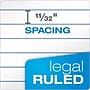 Ampad Gold Fibre Notepads, 8.5" x 11.75", Wide Ruled, White, 50 Sheets/Pad, 4 Pads/Pack (TOP20-031R)~#|#~sp137855711_sc7