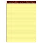 Ampad Gold Fibre Notepads, 8.5" x 11.75", Wide Ruled, Canary, 50 Sheets/Pad, 4 Pads/Pack (TOP20-032R)~#|#~sp137855738_sc7