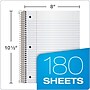 Oxford 5-Subject Subject Notebooks, 8" x 10.5", Wide Ruled, 180 Sheets, Each (65058)~#|#~sp137856352_sc7