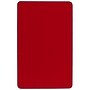 Flash Furniture Wren Rectangular Activity Table, 30" x 72", Height Adjustable, Red (XUA3072RECREDTP)~#|#~sp137856687_sc7