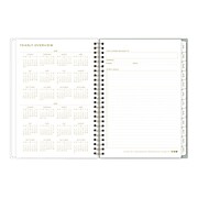 2022 Blue Sky Ashley G Fluid 5" x 8" Weekly & Monthly Planner, Gray/Pink (135290)
