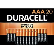 Duracell Coppertop AAA Alkaline Batteries, 20/Pack (MN2400B20Z)