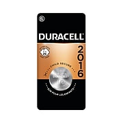 Duracell 2016 3V Lithium Coin Battery, 1/Pack (DL2016BPK)