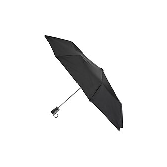 Totes Sunguard Compact Umbrella, Auto-Open, Black (0723ZBAS)