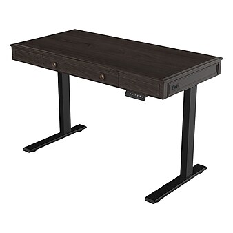 FlexiSpot Theodore 30"-49" Adjustable Desk, Brown (UD5B-OFF)