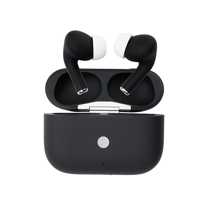 3D Luxe Pro Wireless Noise Canceling Earbuds Bluetooth Black Pro Black Staples