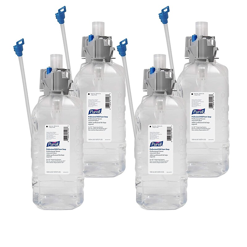 PURELL Professional Foaming Hand Soap Refill for CX Dispenser, 1500ml., 4/Carton (8565-04) image 1