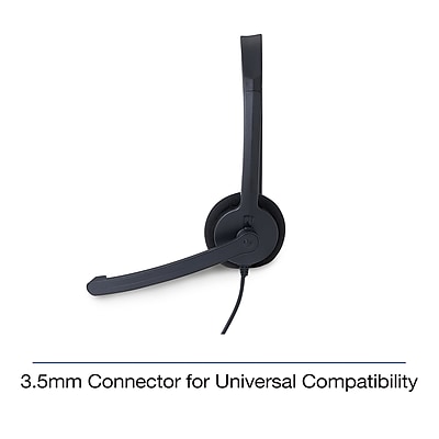 Verbatim 70722 Mono Headset with Microphone and In-Line Remote - Thumbnail 2