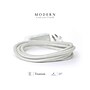 360 Electrical Habitat Modern Collection 15' Extension Cord, 3-Outlet, Titanium (360429-TI-8ES)~#|#~sp138065985_sc7