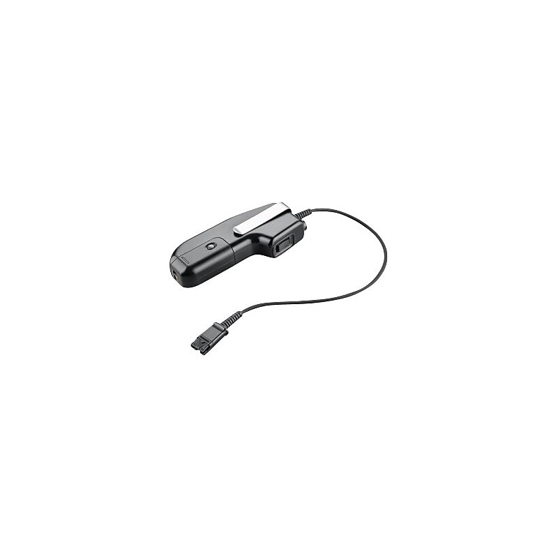 Plantronics Poly PTT Headset Adapter, Black (8K7H3AA#AC3) image 1
