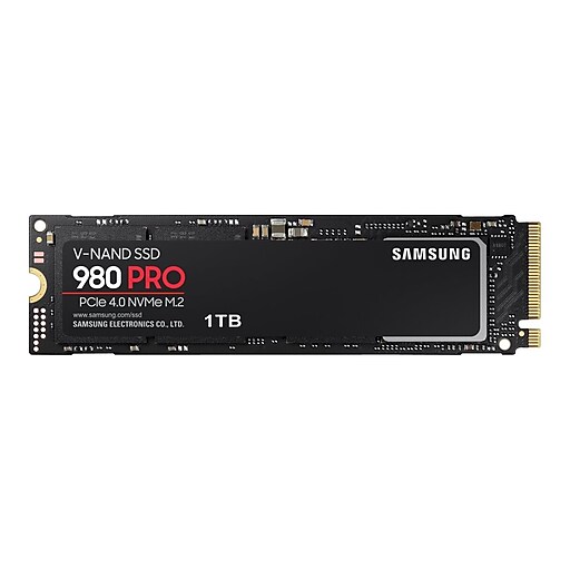 Samsung 980 PRO MZ-V8P1T0B/AM 1TB PCI Express 4.0 x4 (NVMe) Internal Solid  State Drive