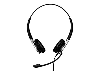 EPOS IMPACT SC 665 USB Stereo Computer Headset, On Ear, Black/Silver (1000645)