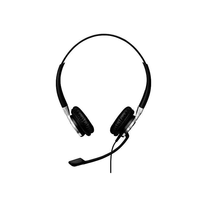 EPOS IMPACT SC 665 USB Stereo Computer Headset, On Ear, Black/Silver (1000645) image 1