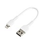 StarTech.com Lightning USB Cable for iPhone/iPad/iPod Touch, White (RUSBLTMM15CMW)~#|#~sp138463344_sc7
