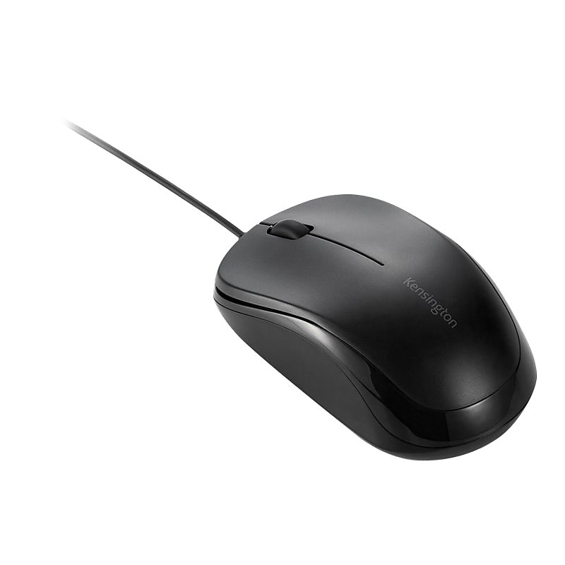 Kensington Simple Solutions Ambidextrous Optical USB Mouse, Black (K55114WW) image 1