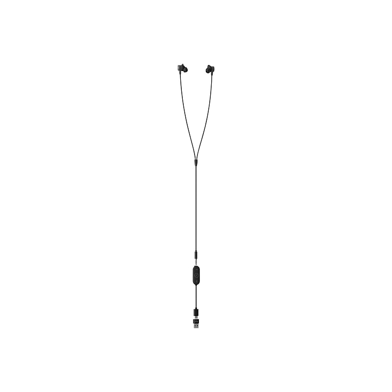Logitech Zone Wired Earbuds Stereo Headset, Black  (981-001008) image 1