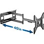 Mount-It! Full-Motion Wall TV Mount, 110 Lbs. Max. (MI-393)~#|#~sp138573972_sc7