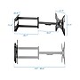 Mount-It! Full-Motion Wall TV Mount, 110 Lbs. Max. (MI-393)~#|#~sp138574003_sc7